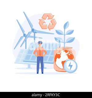 Smart industry concept. Smart intelligence technology in industrial factory. Industry 4.0. flat vector modern illustration Stock Vector