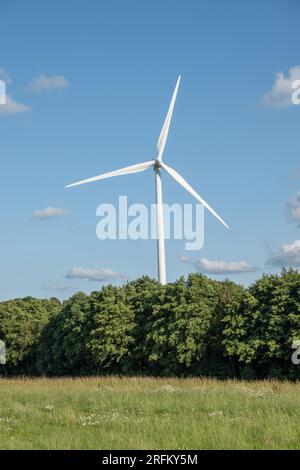 Den Brook Windfarm, Devon, UK Stock Photo