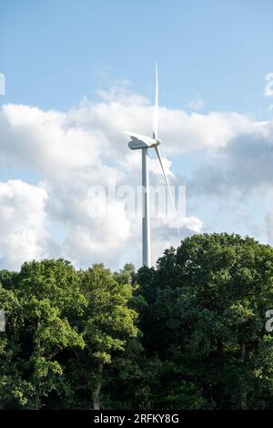 Den Brook Windfarm, Devon, UK Stock Photo