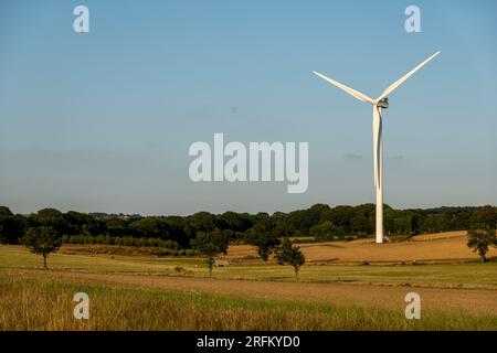 Den Brook Windfarm, Devon, UK Stock Photo