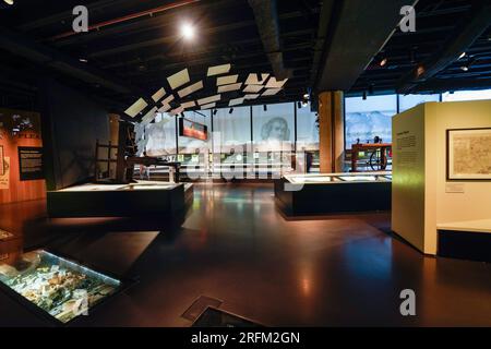 London, England, UK - July 28, 2022. The Museum of London covers the history of the city from prehistoric to modern times, focusing on social history. Stock Photo