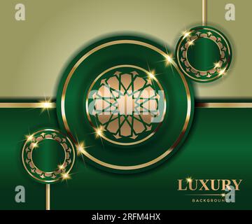 Luxury Golden Decorative Background, LUXURY WEDDING INVITATION CARD DESIGN TEMPLATE Stock Vector