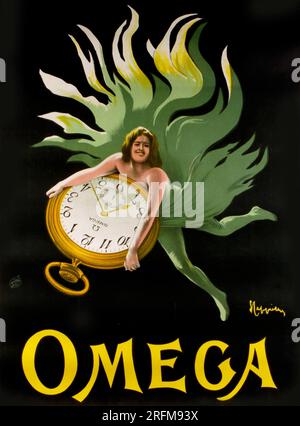 Vintage omega poster hi-res stock photography and images - Alamy
