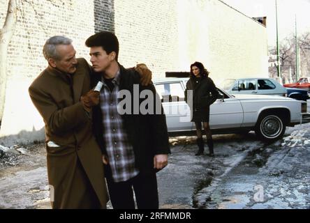 The Color of Money  Year : 1986 USA Director : Martin Scorsese Paul Newman, Tom Cruise, Mary Elizabeth Mastrantonio Stock Photo