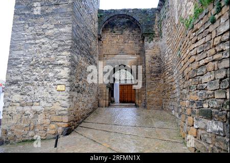 Ubeda, Puerta del Losal (arco mudejar del siglo XIV). Jaen province, Andalucia, Spain. Stock Photo