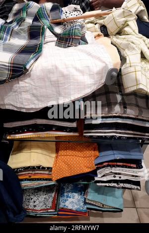 18-10-2021 Indore, M.P. India, Modern luxury store with mens clothing  inside shopping center Stock Photo - Alamy