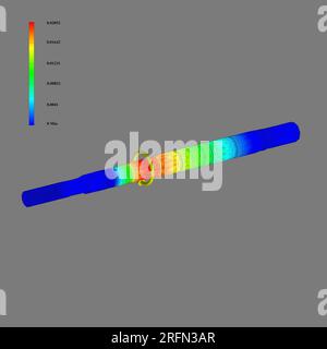 finite element analysis mesh analysis- 3d ilustration Stock Photo - Alamy