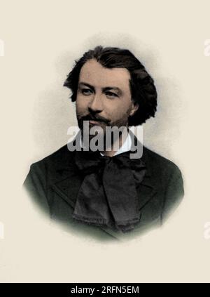 Gustave Charpentier (June 25, 1860 - February 18, 1956) was a French composer. He took lessons in composition under Jules Massenet and had a reputation of wanting to shock his professors. The premiere of his opera, Louise, in 1900 was an immediate success. Soon this work was being performed all over Europe and America, and it brought him much acclaim. No photographer credited, undated (cropped and cleaned). Stock Photo