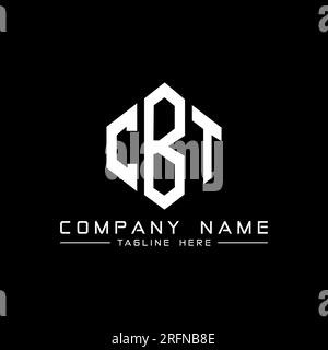 CBT letter logo design with polygon shape. CBT polygon and cube shape ...