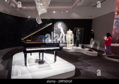 A grand piano in a black lacquered and chinoiserie case by John Broadwood &  Sons, no. 253218, circa 1934, Freddie Mercury: A World of His Own, At  Home, 2023
