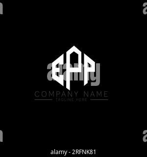 EPP letter logo design with polygon shape. EPP polygon and cube shape ...