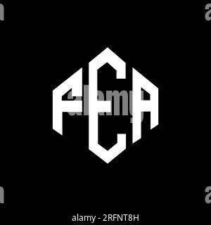 Fea Triangles FEA letter logo design with polygon shape. FEA polygon and cube shape ...
