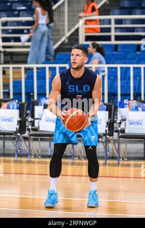 Athens, Lombardy, Greece. 4th Aug, 2023. 6 ALEKSEJ NIKOLIC of Slovenia during the International Friendly match.between Greece and Slovenia at OAKA Stadium on August 4, 2023, in.Athens, Greece. (Credit Image: © Stefanos Kyriazis/ZUMA Press Wire) EDITORIAL USAGE ONLY! Not for Commercial USAGE! Credit: ZUMA Press, Inc./Alamy Live News Stock Photo