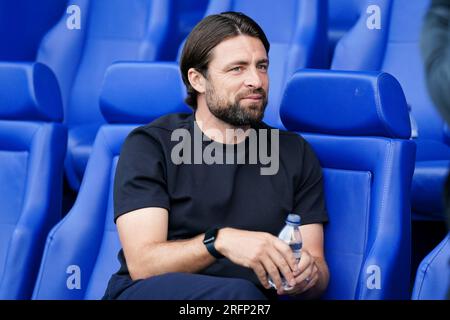 Southampton manager Russell Martin on the touchline during the pre