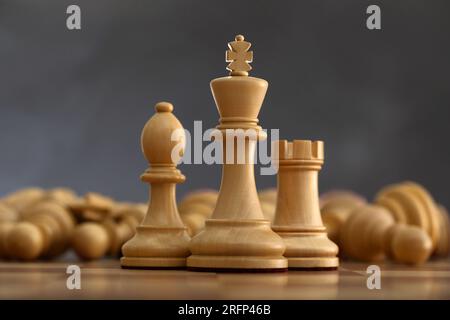 Close-up of a rook chess piece Stock Photo - Alamy