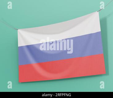 Russia hd flag download premium quailty Stock Photo