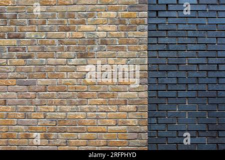 Brick walls, different tones background, copy space Stock Photo