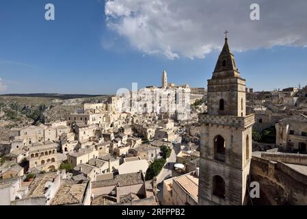 Church of San Pietro Barisano, Sasso Barisano, Sassi, Matera, Basilicata, Italy Stock Photo