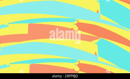 Simple background from minimalistic motley magical multicolored abstract different chaotic bright triangles of lines of waves of strips of geometric f Stock Vector
