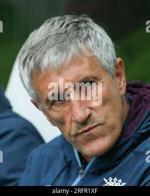 during the Sela Cup match between OCG Nice and Villareal CF at St. James's Park, Newcastle on Saturday 5th August 2023. (Photo: Michael Driver | MI News) Credit: MI News & Sport /Alamy Live News Stock Photo