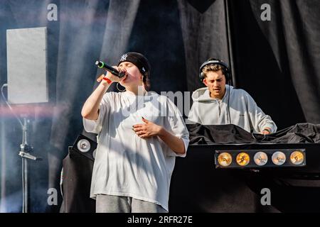 Copenhagen, Denmark. 03rd Aug, 2023. The English band Kokoroko performs a  live concert during the Danish music festival O Days 2023 in Copenhagen.  Credit: Gonzales Photo/Alamy Live News Stock Photo - Alamy