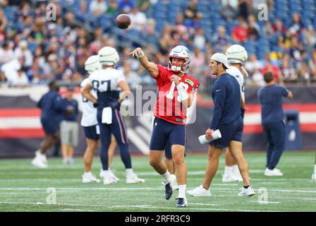 FOXBOROUGH, MA - AUGUST 19: Carolina Panthers wide receiver Ra