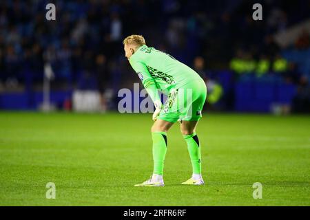 Hillsborough Stadium, Sheffield, England - 4th August 2023 Cameron Dawson Goalkeeper of Sheffield Wednesday - during the game Sheffield Wednesday v Southampton, EFL Championship, 2023/24, Hillsborough Stadium, Sheffield, England - 4th August 2023  Credit: Arthur Haigh/WhiteRosePhotos/Alamy Live News Stock Photo