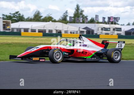 James HIGGINS - Fortec Motorsport British F4 Championship Stock Photo