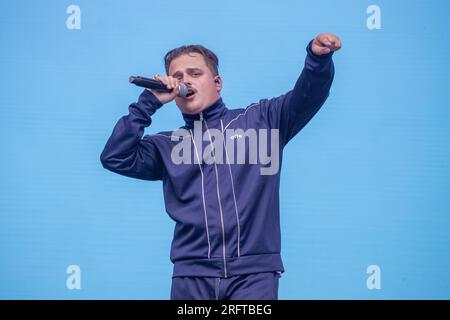 Lokeren, Belgium. 05th Aug, 2023. GLINTS performs at the Lokerse Feesten, Saturday 05 August 2023 in Lokeren. The Festival takes place from August 4 untill August 13. BELGA PHOTO NICOLAS MAETERLINCK Credit: Belga News Agency/Alamy Live News Stock Photo