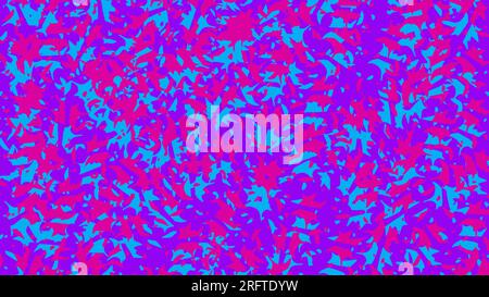 Abstract background of simple shapes in violet-blue-pink-turquoise colors. Vector illustration Stock Vector