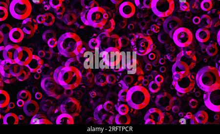 Stroke circle Particles. Computer generated 3d render Stock Photo - Alamy