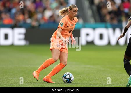 Sydney, Australia. 06th Aug, 2023. Jill Roord of Netherlands dribbles the ball during the FIFA Women's World Cup 2023 match between Netherlands Women and South Africa Women at Sydney Football Stadium, Sydney, Australia on 6 August 2023. Photo by Peter Dovgan. Editorial use only, license required for commercial use. No use in betting, games or a single club/league/player publications. Credit: UK Sports Pics Ltd/Alamy Live News Stock Photo