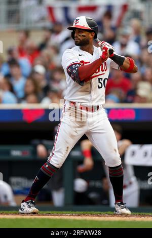 Willi Castro of the Minnesota Twins poses for a portrait during