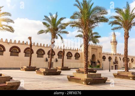 Amr ibn al-As Mosque, ancient landmark of Old Cairo, Egypt Stock Photo