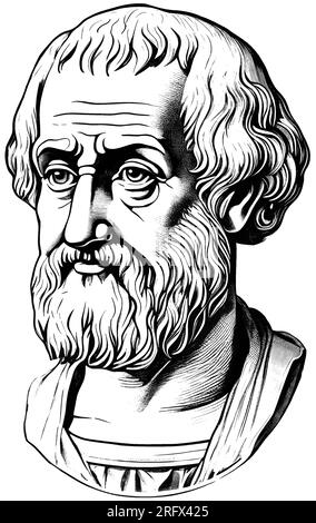 Aristotle was an Ancient Greek philosopher and polymath Stock Vector ...