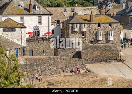 Am Hafen von Port Isaac, Cornwall, England, Großbritannien, Europa  |  Port Isaac, Cornwall, England, United Kingdom of Great Britain, Europe Stock Photo