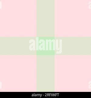 Background fabric pattern of seamless tartan vector with a plaid texture textile check in light color. Stock Vector