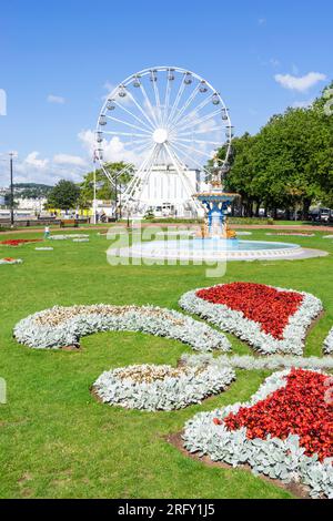 Torquay Devon Big wheel or English Riviera Wheel Princess Gardens Torquay Torbay Torquay Devon England UK GB Europe Stock Photo