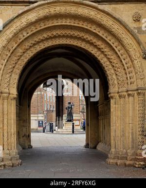 The Great Gatehouse, also known as The Abbey Gatehouse,  Bristol. Taken August 2023. Summer Stock Photo