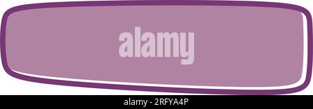 Abstract rectangle shape for text frame background and texture in a organic blob vector illustration Stock Vector