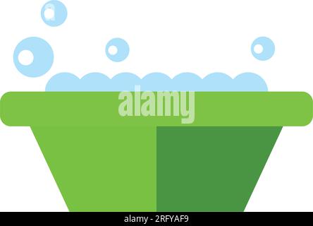 Basin with soap icon Stock Vector