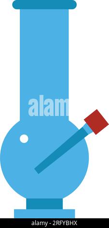 Bong for smoking vector icon Stock Vector