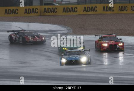 NUERBURGRING, Germany. , . DTM, German Touring car Masters at the Nuerburgring, #22, Lucas AUER, AUT, Mercedes-AMG Team WINWARD, Mercedes AMG GT3, during the race on Saturday on 6. August. fee liable image, photo and copyright © Gerard SERSTEVENS/ATP images (SERSTEVENS Gerard/ATP/SPP) Credit: SPP Sport Press Photo. /Alamy Live News Stock Photo