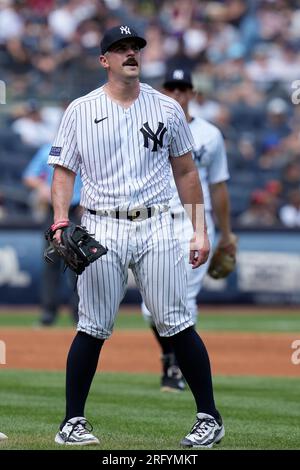 New York Yankees pitcher Carlos Rodon poses for a photograph during a spring  training baseball photo day Wednesday, Feb. 22, 2023, in Tampa, Fla. (AP  Photo/David J. Phillip Stock Photo - Alamy