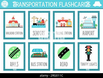 Vector flash cards set with kids caring of environment. Ecological English  language game. Eco awareness flashcards for children. Simple educational  printable worksheet. 26118179 Vector Art at Vecteezy