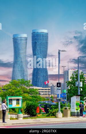 Absolute World Towers in Mississauga, Ontario, Canada Stock Photo