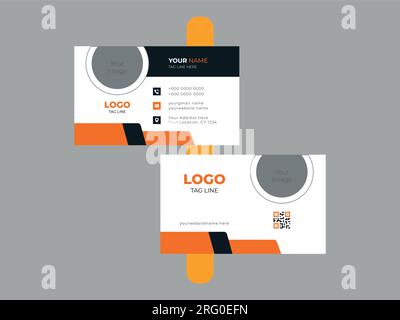 Modern Creative and Clean Business Card Template Stock Vector