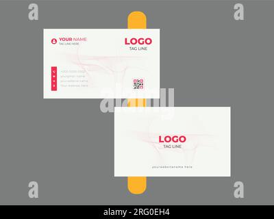 Modern Creative and Clean Business Card Template Stock Vector