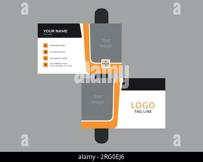 Modern Creative and Clean Business Card Template Stock Vector