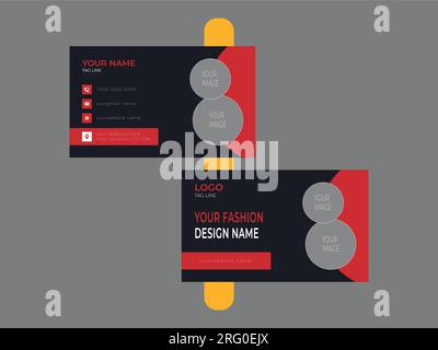 Modern Creative and Clean Business Card Template Stock Vector